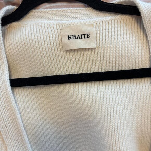 Khaite Women's Cream and Yellow Cardigan - Picture 4 of 5